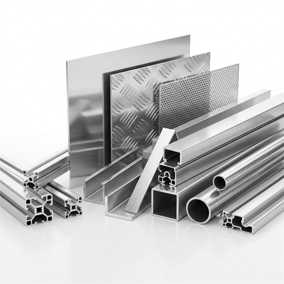 Altu-Rendimiento 6061 Perfil de Extrusión Estructural de Aleación de Aluminio